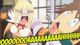 Darkness Screaming quotoooooaaaahhhhquot  KONOSUBA ss3 funny moments edit [upl. by Lamahj]