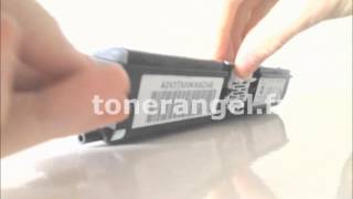 Instructions pour la recharge toner des la série Konica Minolta Magicolow 1600w [upl. by Htebaile]