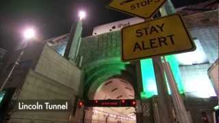 Red Bull Racing F1 Car Drives in Lincoln Tunnel  POV [upl. by Edyaw]