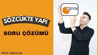 SÖZCÜKTE YAPI SORU ÇÖZÜMÜ TYT  KPSS [upl. by Parthinia219]