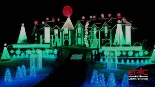 Christmas Ping Pong  Larsens Light Show [upl. by Eyot]