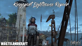 Fallout 4 — Kingsport Lighthouse Repair Settlement [upl. by Onaicul]