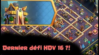 ClashOfClans 3 Étoiles sur le Challenge quotDernier défi HDV 16quot [upl. by Ostraw]