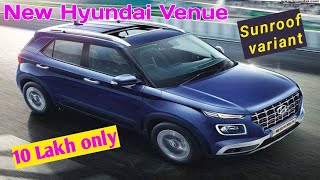 Hyundai Venue SunRoof 🌞 SO with 6 Air Bag pahele se hui sasti sirf 10 Lakh ex  showroom [upl. by Ekez]