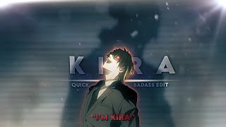 Death Note  Kira EditAMV  Very Quick Project File [upl. by Lissie]