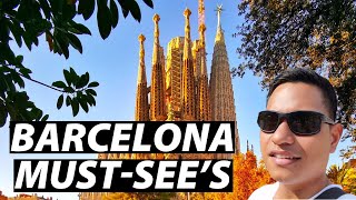 Barcelona Must Sees A Complete Guide to Sagrada Familia Casa Batlló Park Güell and MorE [upl. by Heall623]