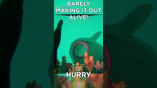 Barely Making it Out Alive shorts murkydivers [upl. by Wallie]