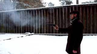 Shooting Remington 1858 New Army cal 44 [upl. by Nirol415]