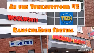 An und Verkaufstour 45 Ramschläden Spezial Woolworth Tedi Action und co [upl. by Tedder]