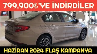 HAZİRAN 2024 FIAT EGEA FLAŞ İNDİRİMİ  799900₺YE EGEA [upl. by Kerek]