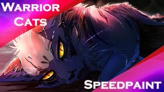 Thistleclaws Death  Warrior Cats Speedpaint [upl. by Ydisac]