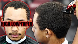 300 ON THIS HAIRCUT TUTORIAL 360 WAVES HIGH LOW TAPER [upl. by Winfield93]