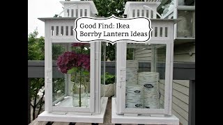 Good Find Ikea Borrby Lantern Ideas  aSimplySimpleLife [upl. by Rossner]