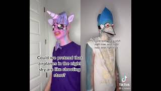 MordeTwi Airplanes but its even more cursed MLPRegular Show TikTok by riroman [upl. by Aivonas]