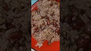 Rice amp Peas Jamaican Style riceandpeas cooking shorts foodie [upl. by Zorina48]