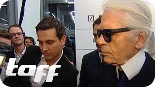 Karl Lagerfeld über seine legendären Sprüche  taff [upl. by Kcireddor]