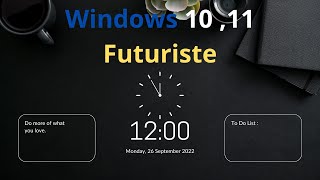 Personnaliser son Pc Windows 10 11Widget  barre de tache [upl. by Sualohcin507]