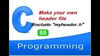 How to create your own header file in C [upl. by Linad240]