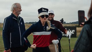 Kathryn Newton at Carnoustie  2024 Dunhill Links [upl. by Esau836]