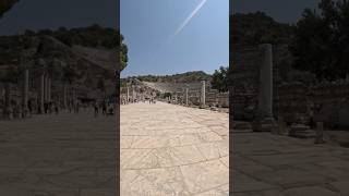 The Amphitheater at the Ancient Greek city of Ephesus in Turkey 🇹🇷 travel history architecture [upl. by Asyal]