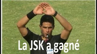 La JSK a gagné contre Coton sports 2 buts de Bensayeh et Bencherifa  commentaires [upl. by Airyk]