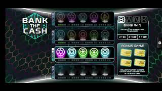 Bank the Cash ScreenRecorded Gameplay  National Lottery Instant Win Games [upl. by Calbert448]