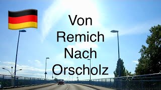 Von Remich nach Orscholz  Virtual Tour  Luxembourg  Germany In 4K [upl. by Frederik731]