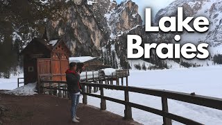 Pragser WildseeLago di Braies The Most Beautiful Lake in Italy [upl. by Nagem605]