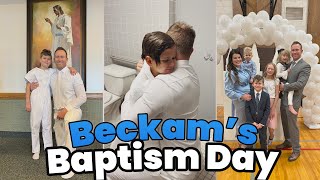 Beckams Baptism Day  Mower Moments Family Vlog [upl. by Ayortal]