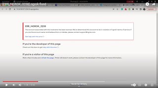 ERRNGROK3208  Fixed ngrok banned error [upl. by Thibaut]