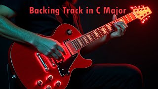 🔴 Epic Classic Rock 🎵 Backing Track in C Major [upl. by Notsae]