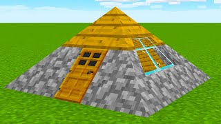 ESSA É A CASA MAIS ESTRANHA DE MINECRAFT é uma pirâmide [upl. by Arjan]