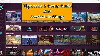 How to Install Fightcade 2 And ConfigureJoystick Settings  Fightcade2 Kurulumu ve Klavye Ayarları [upl. by Chryste424]