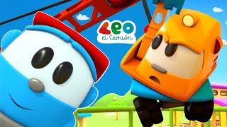 Leo the Truck Español  Grúas Infantiles  Leo el Camión Canciones y Capitulos en español [upl. by Hermes]