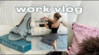 work vlog  do a depop drop with me  organisation tips ✿ Isabella Vrana [upl. by Eleanore]