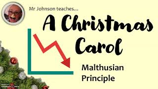 A Christmas Carol Malthusian Principle and Scrooge [upl. by Olympie]