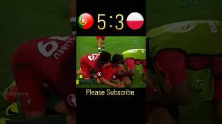 Portugal vs Poland Panalty shootout shortvideo football vira [upl. by Lammaj]