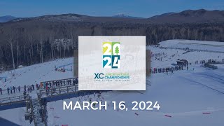 Saturday March 16 2024 USSS XC Junior National Championships Lake Placid [upl. by Olecram]