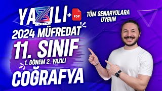 11SINIF COĞRAFYA 1DÖNEM 2YAZILI SINAVI [upl. by Luapnoj]