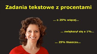 Zadania tekstowe z procentami [upl. by Arraek]