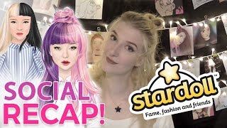 Social Recap Episode 18 CELEBRITIES ON STYLISTA amp STARDOLL [upl. by Anicul]