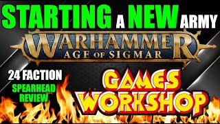 START Warhammer Age of Sigmar from SCRATCH ALL 24 Faction Spearhead Boxes Beginners GUIDE NewAoS [upl. by Lanie186]