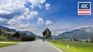 Drive to Seefeld Town Tirol region in Austria [upl. by Rimola]