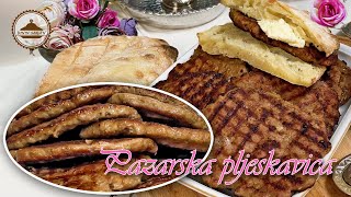 PAZARSKE PLJESKAVICE  ORIGINALAN RECEPT  Binin Sahan [upl. by Dnalel]