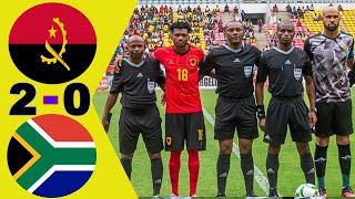 Angola 🆚 South Africa 2  0 All Goals amp Highlights African Nations Championship CHAN Qualifiers 2023 [upl. by Croft]