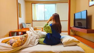 Japans Famous Hot Spring Noboribetsu Onsen in Hokkaido ♨️ Ryokan Japanese Inn😴🛌116 [upl. by Nalrah]