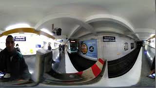 360 Virtual Reality VR Video Paris Metro Strasbourg St Denis [upl. by Cazzie]