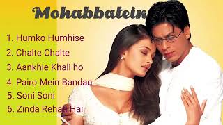 Mohabbatein Movie All Songs  Shah Rukh Khan  Aishwarya Rai  viralvideo love lovesong [upl. by Anniahs67]