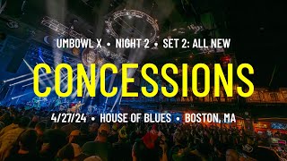 Umphrey’s McGee Debut of Concessions  4272024  UMBowl X Boston MA [upl. by Bigner995]