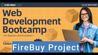 Web Development Bootcamp for Beginners and Intermediates  FireBuy Project Layout [upl. by Morita]